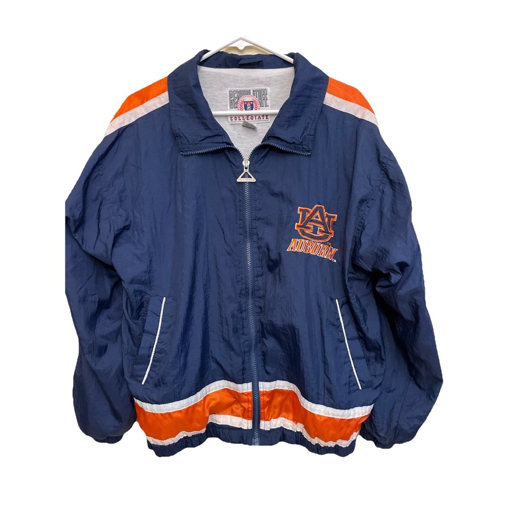 Auburn Tigers Vintage Windbreaker Jacket Genuine Stuff Brand Size L